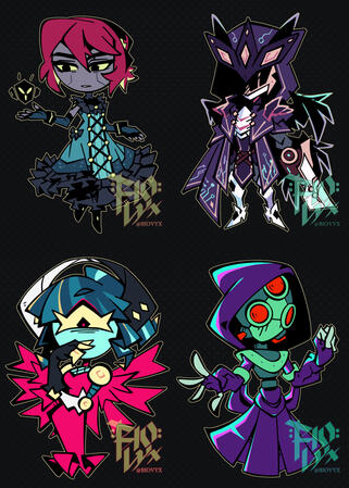 BiOCs: Chibi Evren, Covu, Tercio, and Fairuza