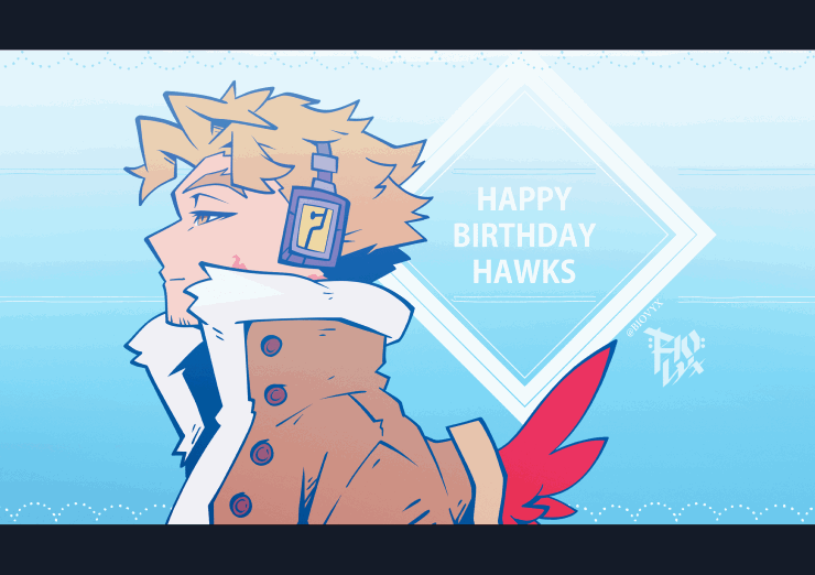 [My Hero Academia Fanart] Hawks Birthday